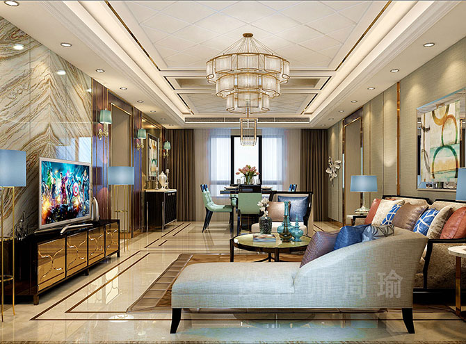 操国产美女世纪江尚三室两厅168平装修设计效果欣赏